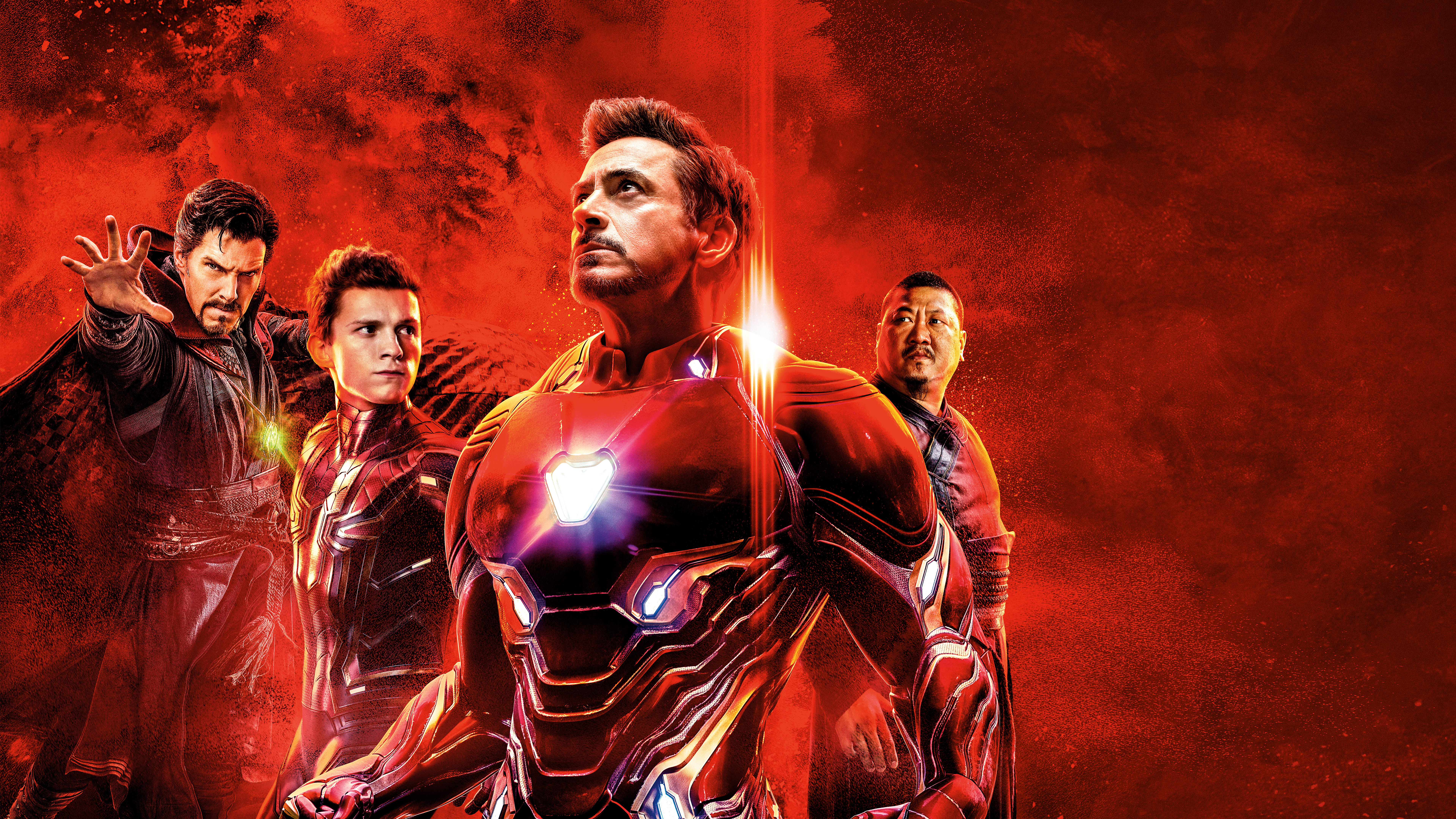 Avengers Endgame Iron Man Team 4K 8K