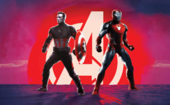 Captain America Iron Man in Avengers Endgame 4K