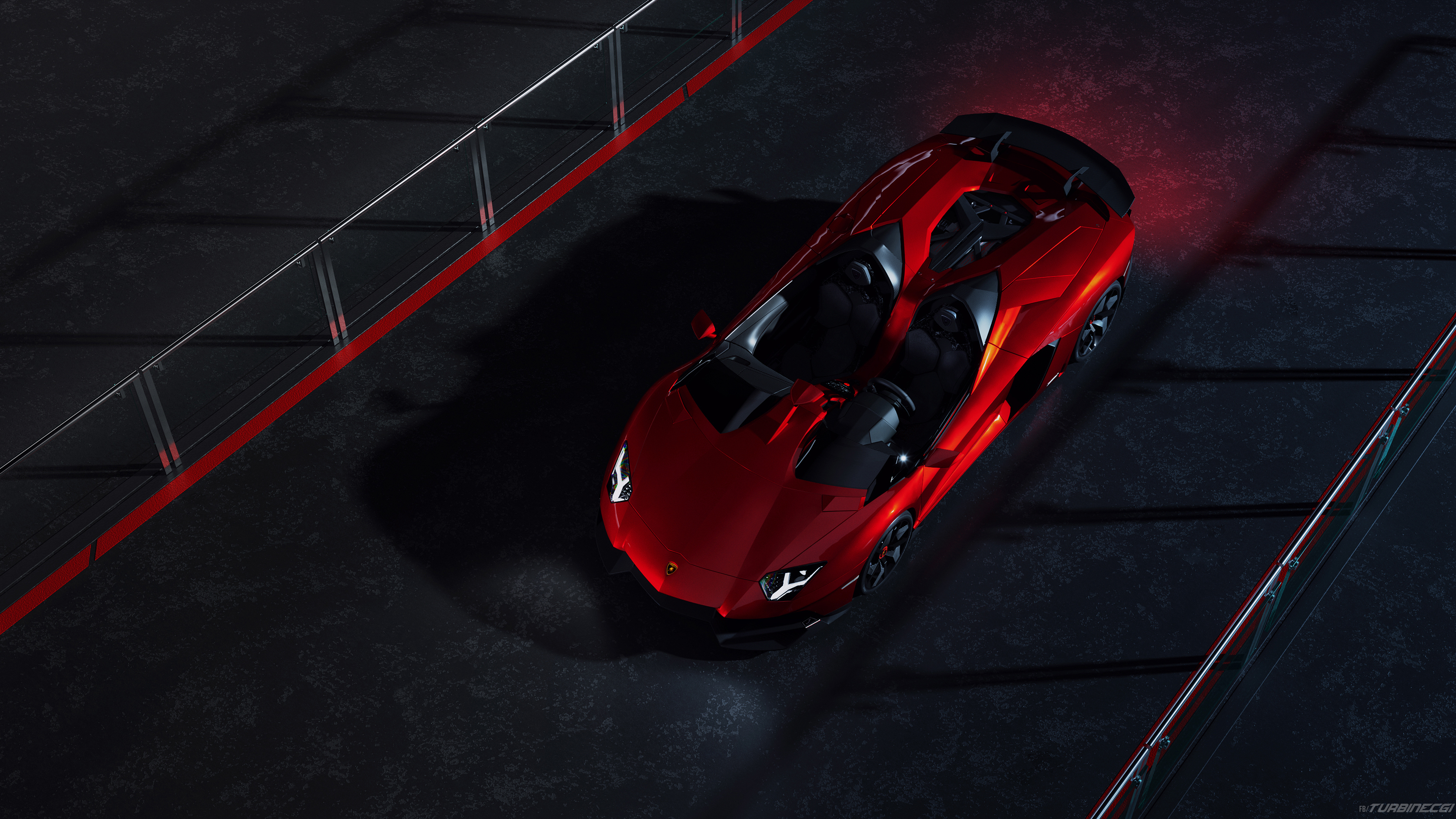 Lamborghini Aventador Interior CGI Wallpapers