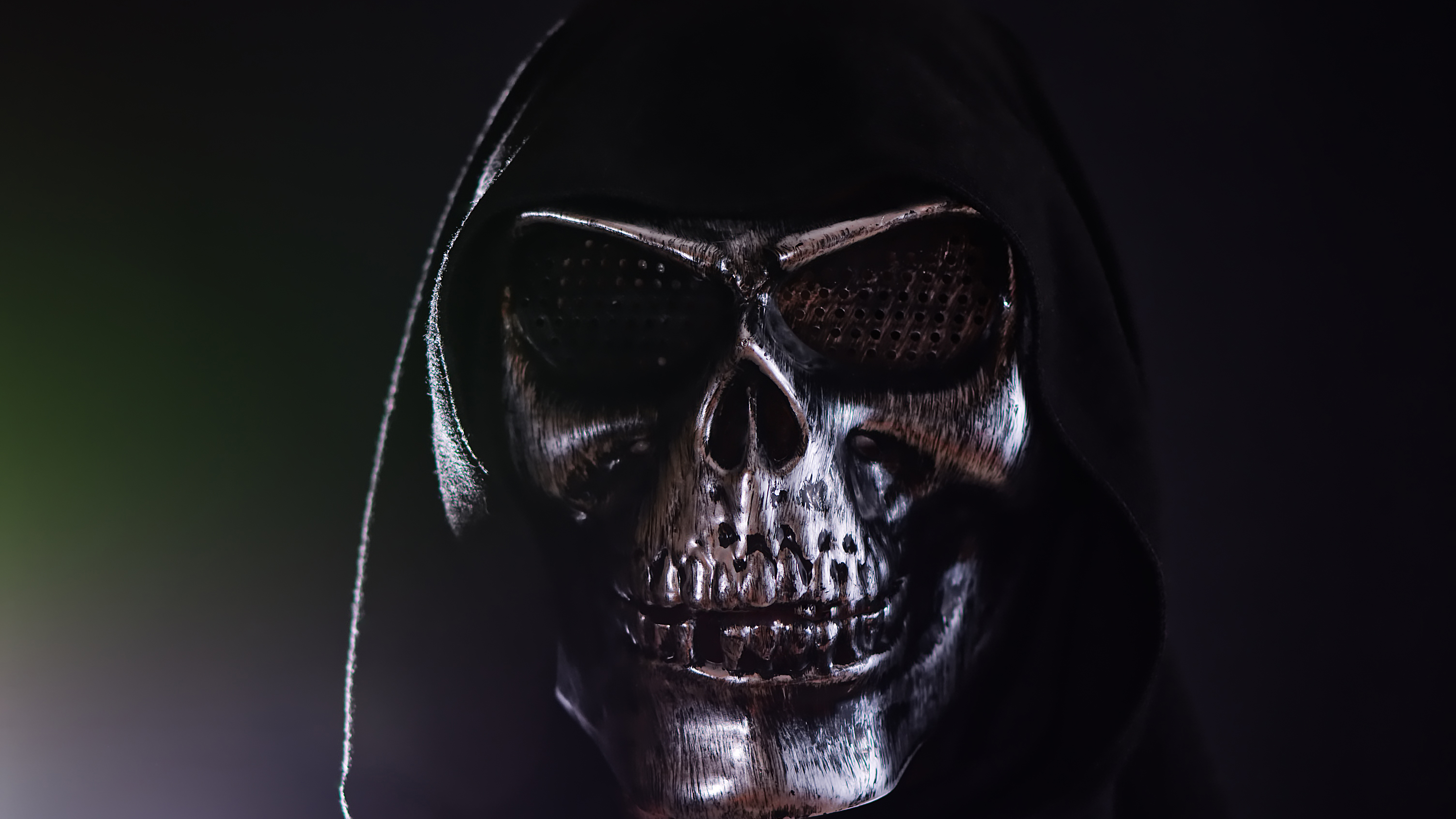 Scary Skull Mask 5K Wallpapers