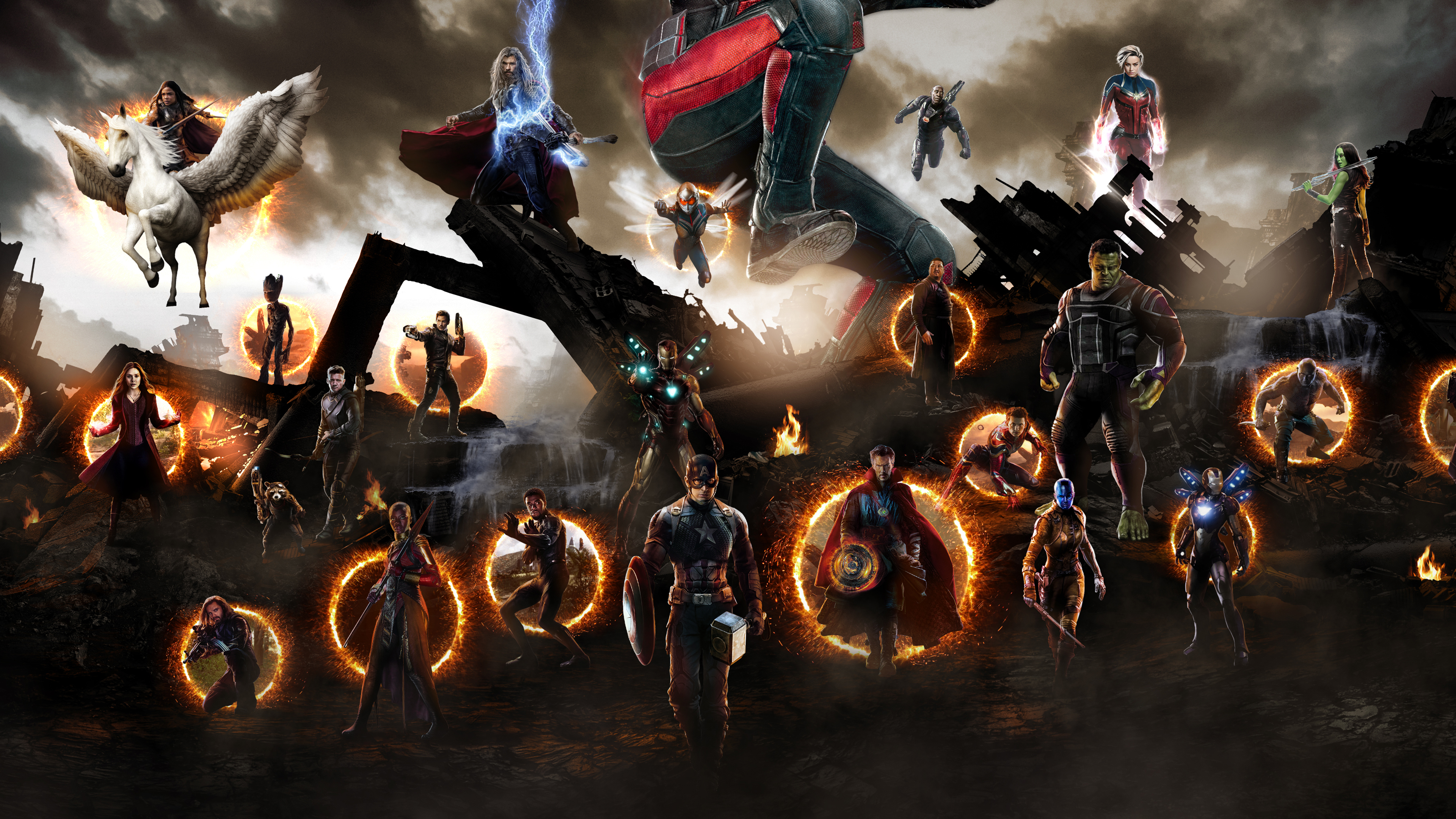 Avengers Endgame Final Battle 4K Wallpapers