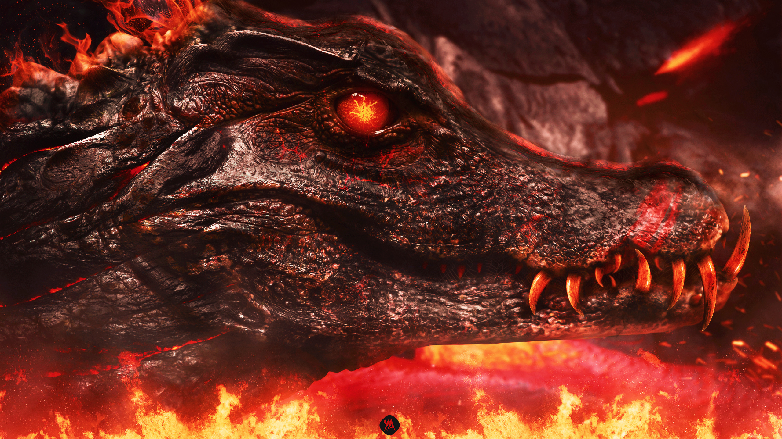 Crocodile from hell Wallpapers