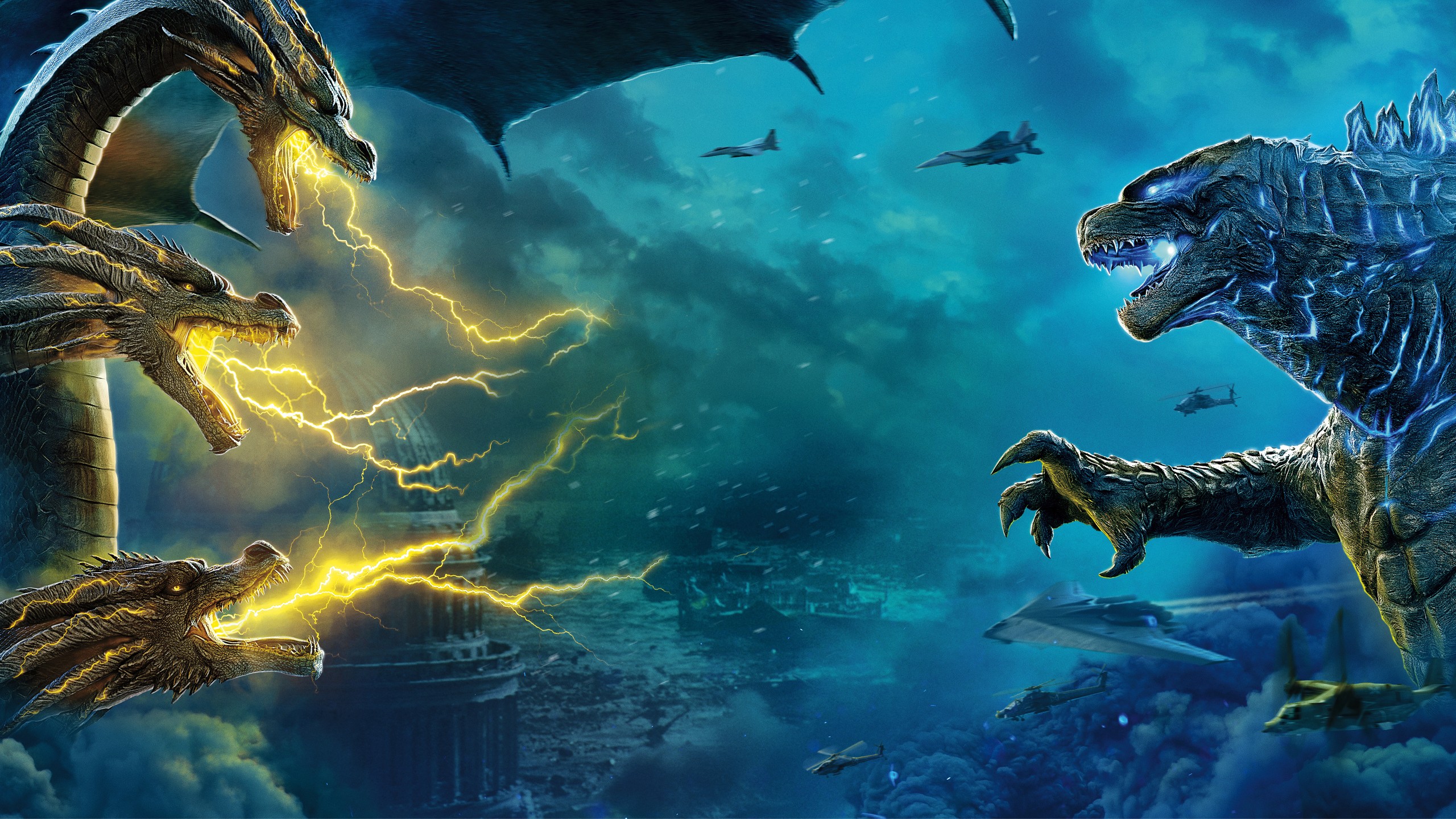 Godzilla Vs King Ghidorah 5K Wallpapers