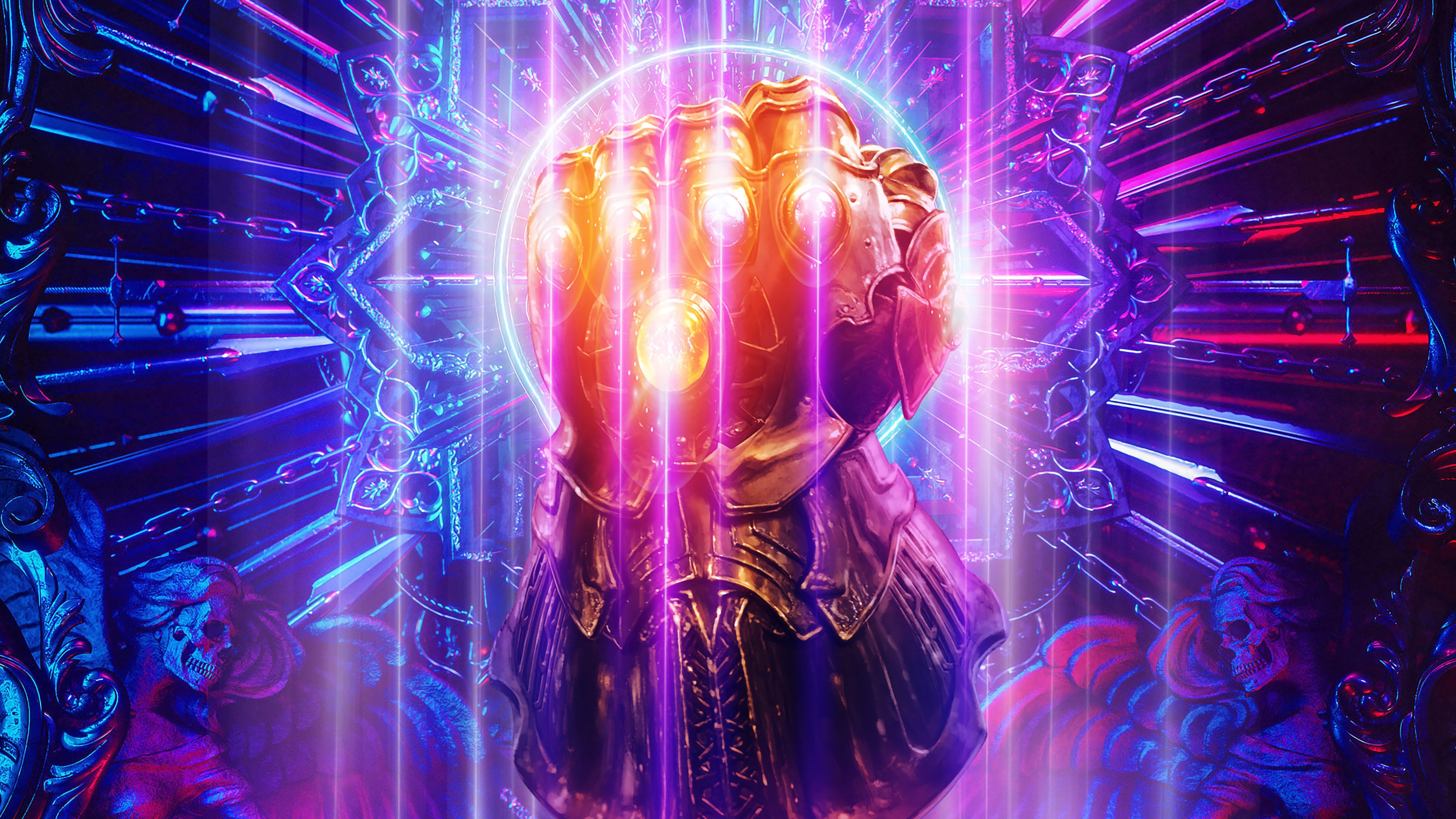 Thanos Infinity Gauntlet 4K