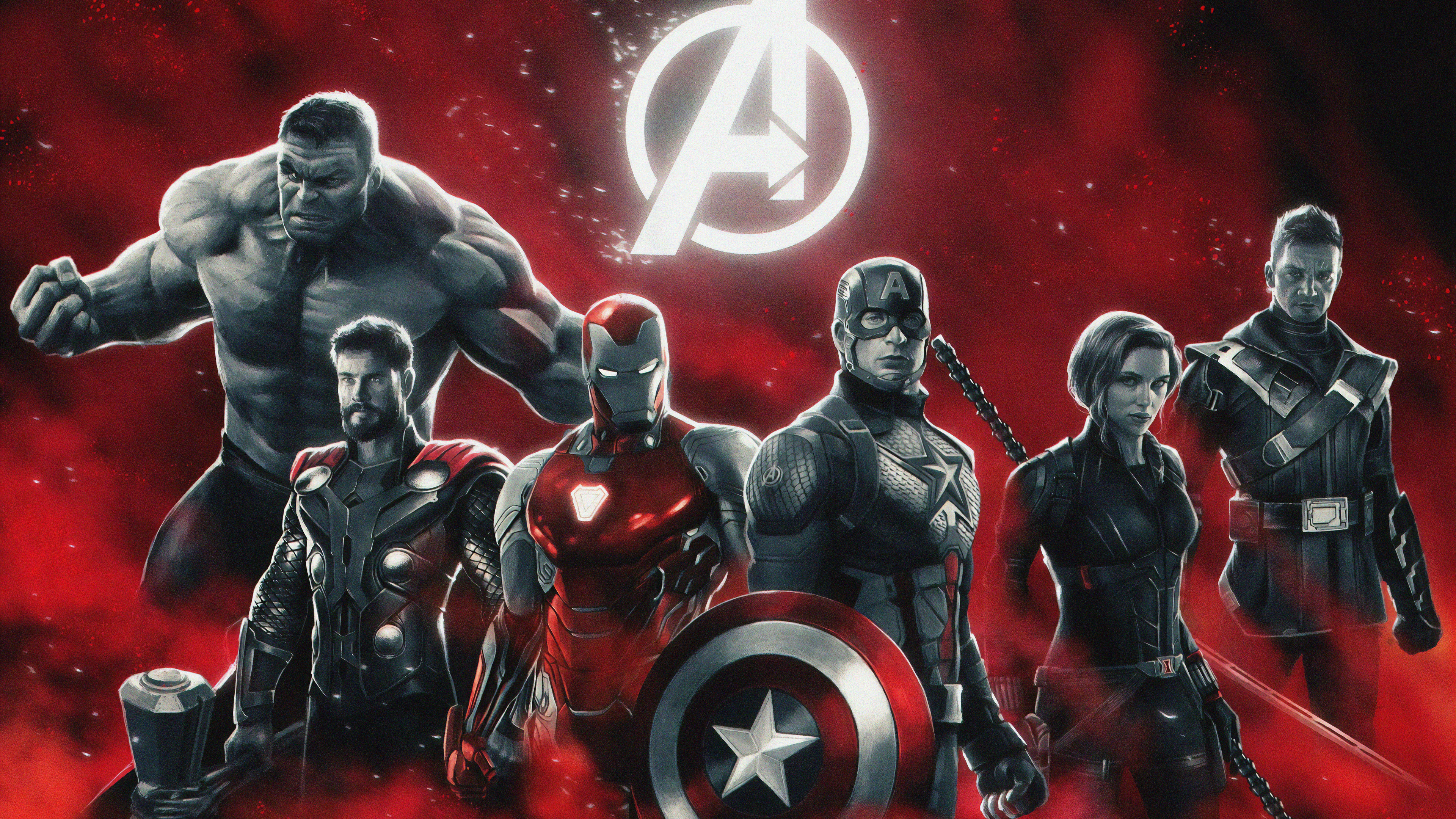 Avengers Endgame Superheroes 4K