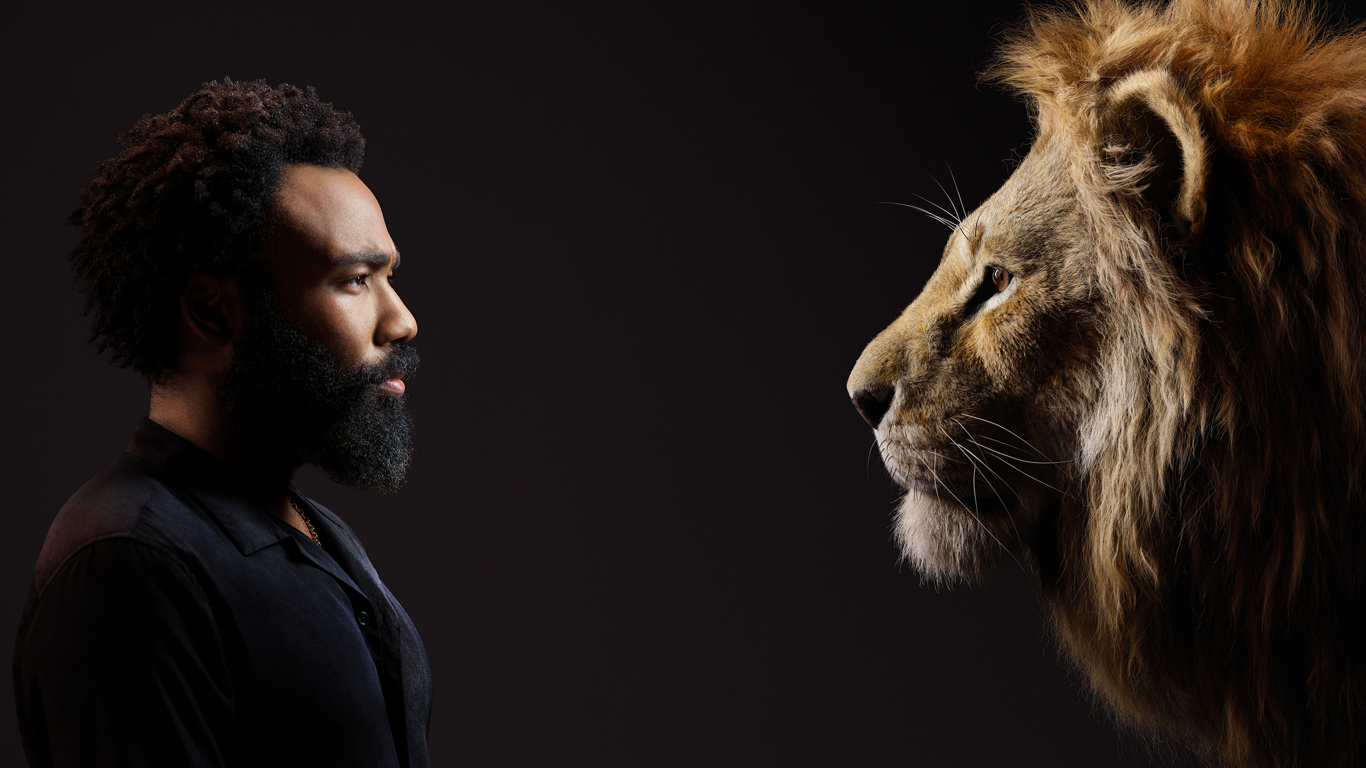 Donald Glover as Simba in The Lion King