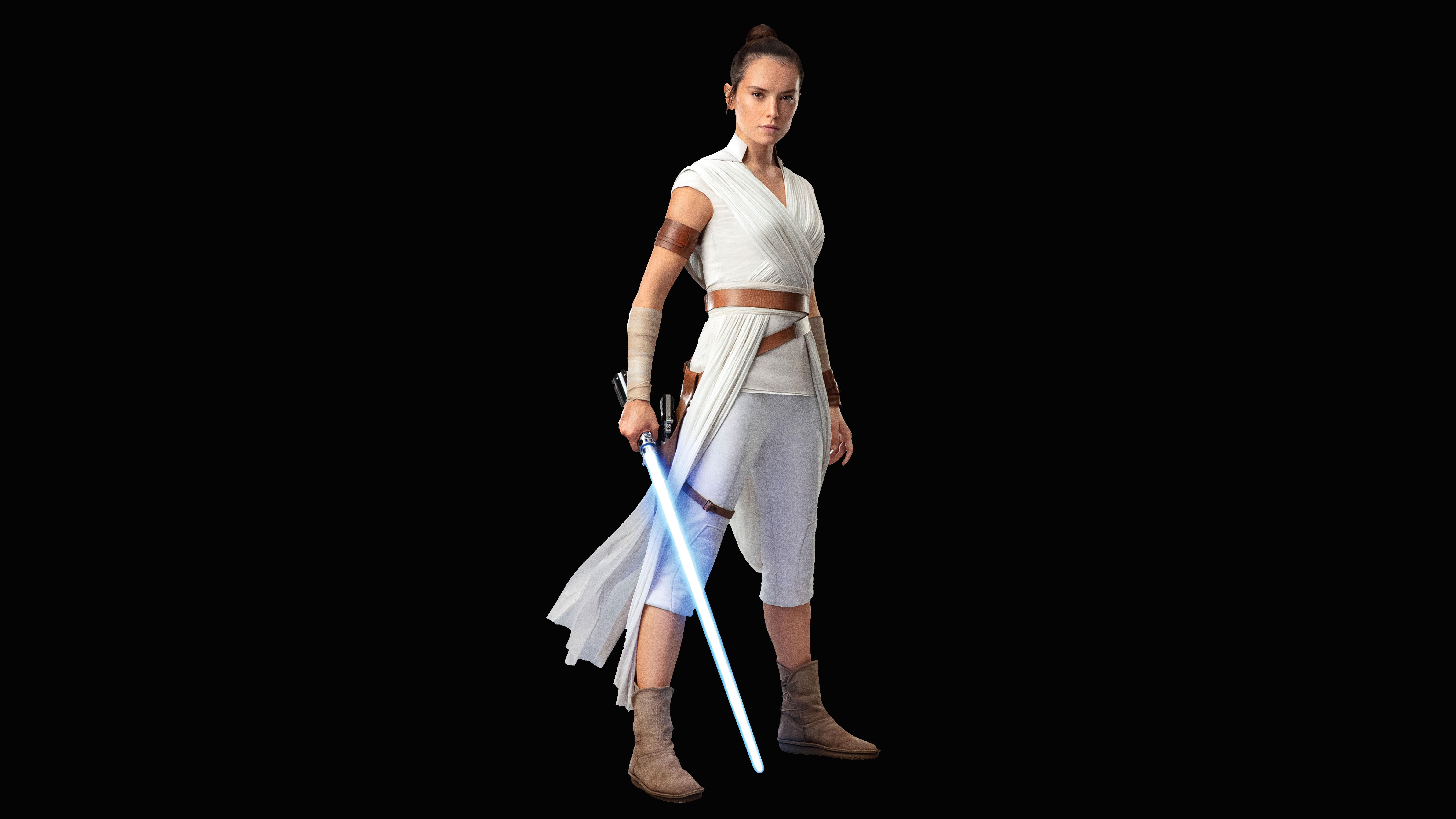 Rey Daisy Ridley in Star Wars The Rise of Skywalker 4K 8K