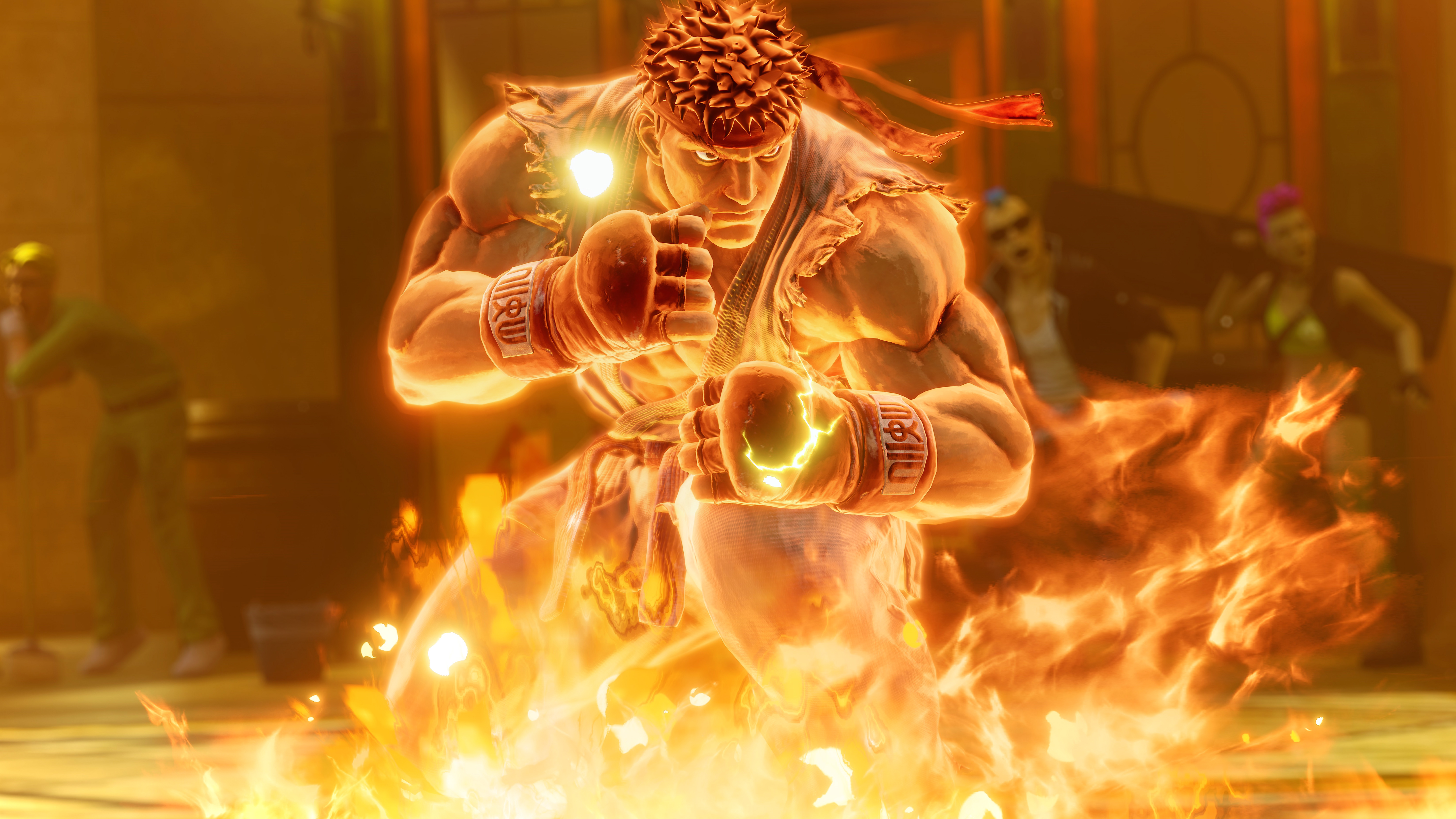 Ryu in Street Fighter 4K
