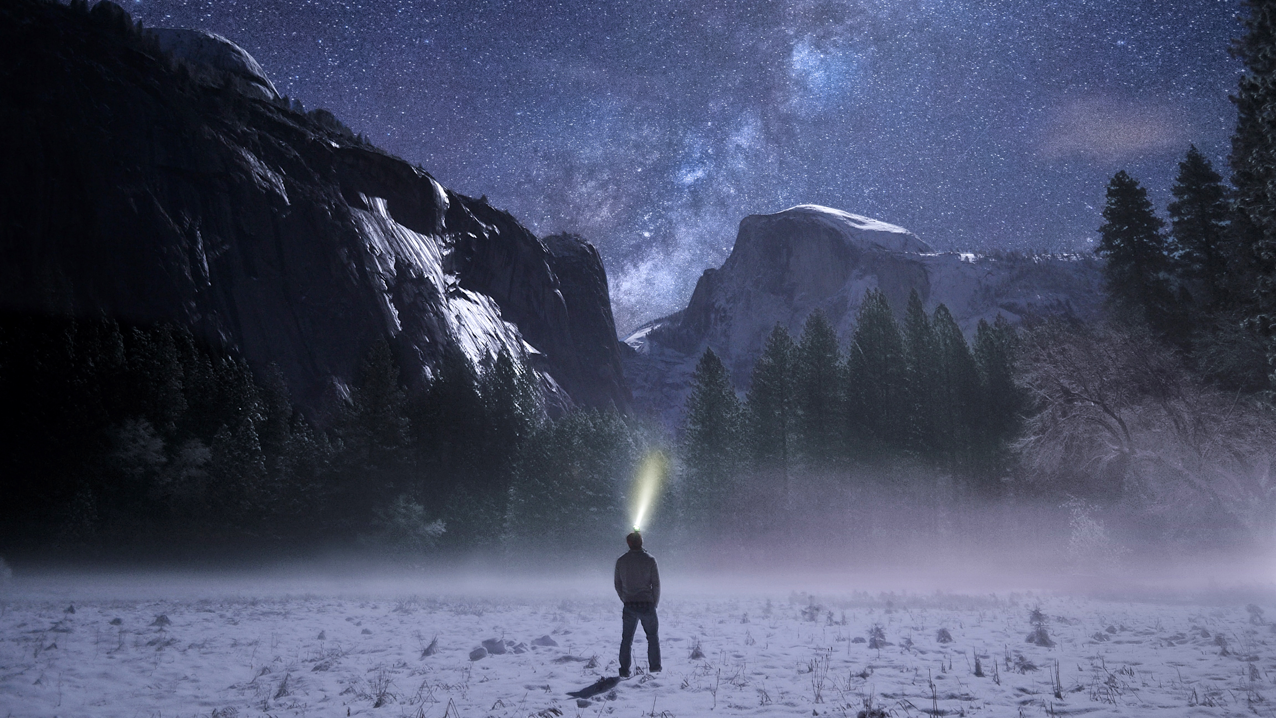 Alone at Yosemite Valley 4K