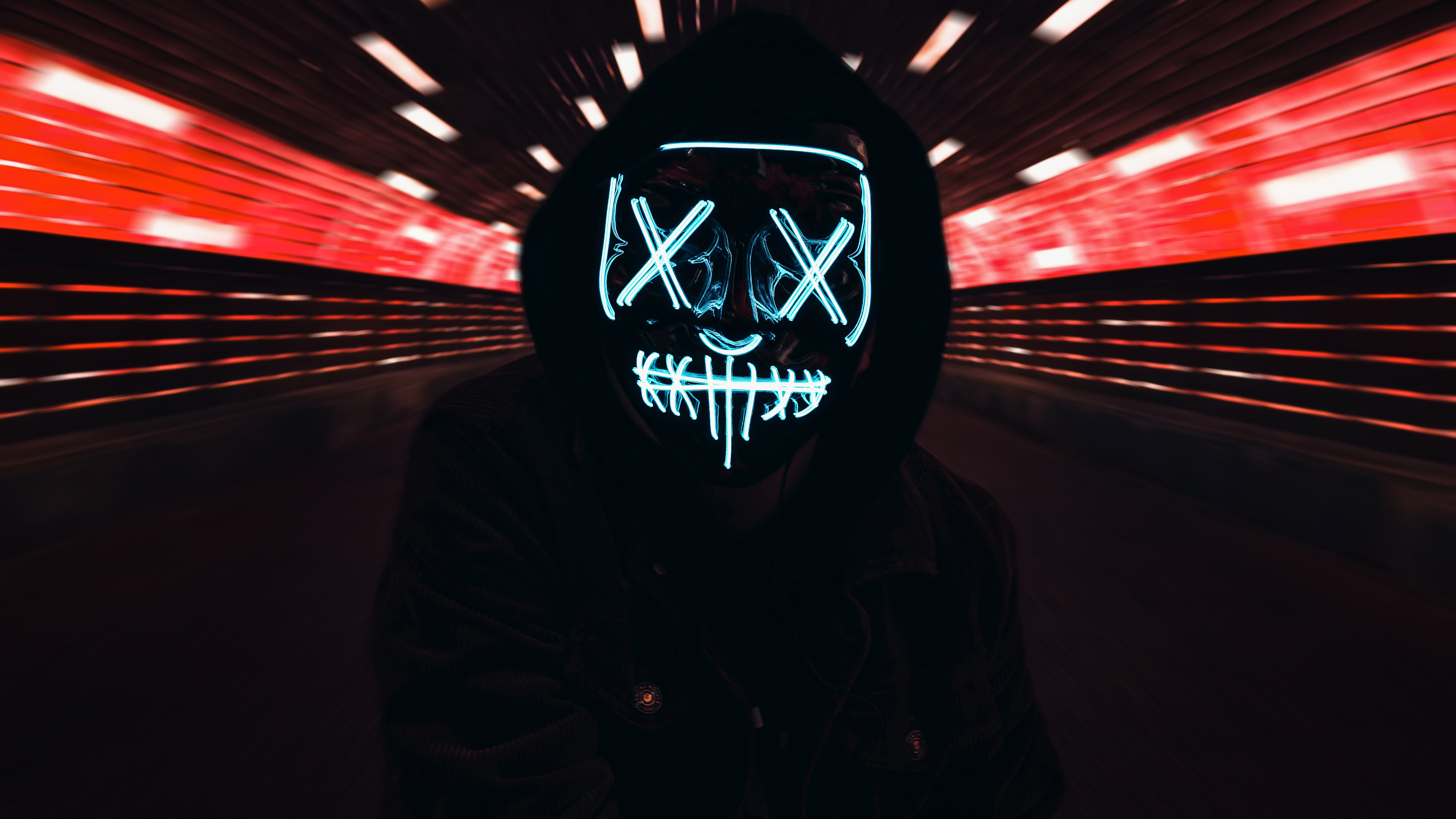 Anonymous LED Mask 4K