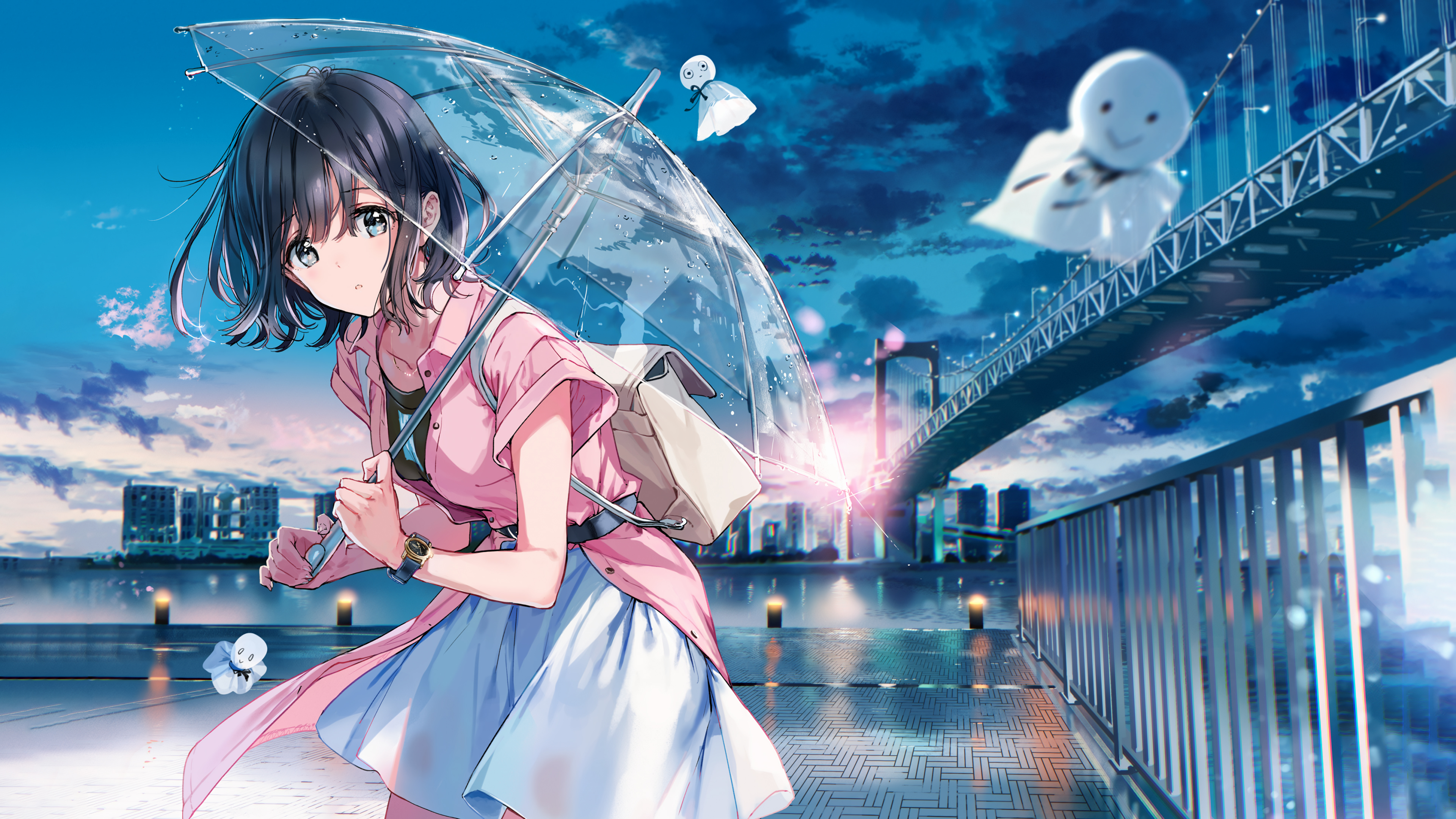 The Umbrella Girl 4K