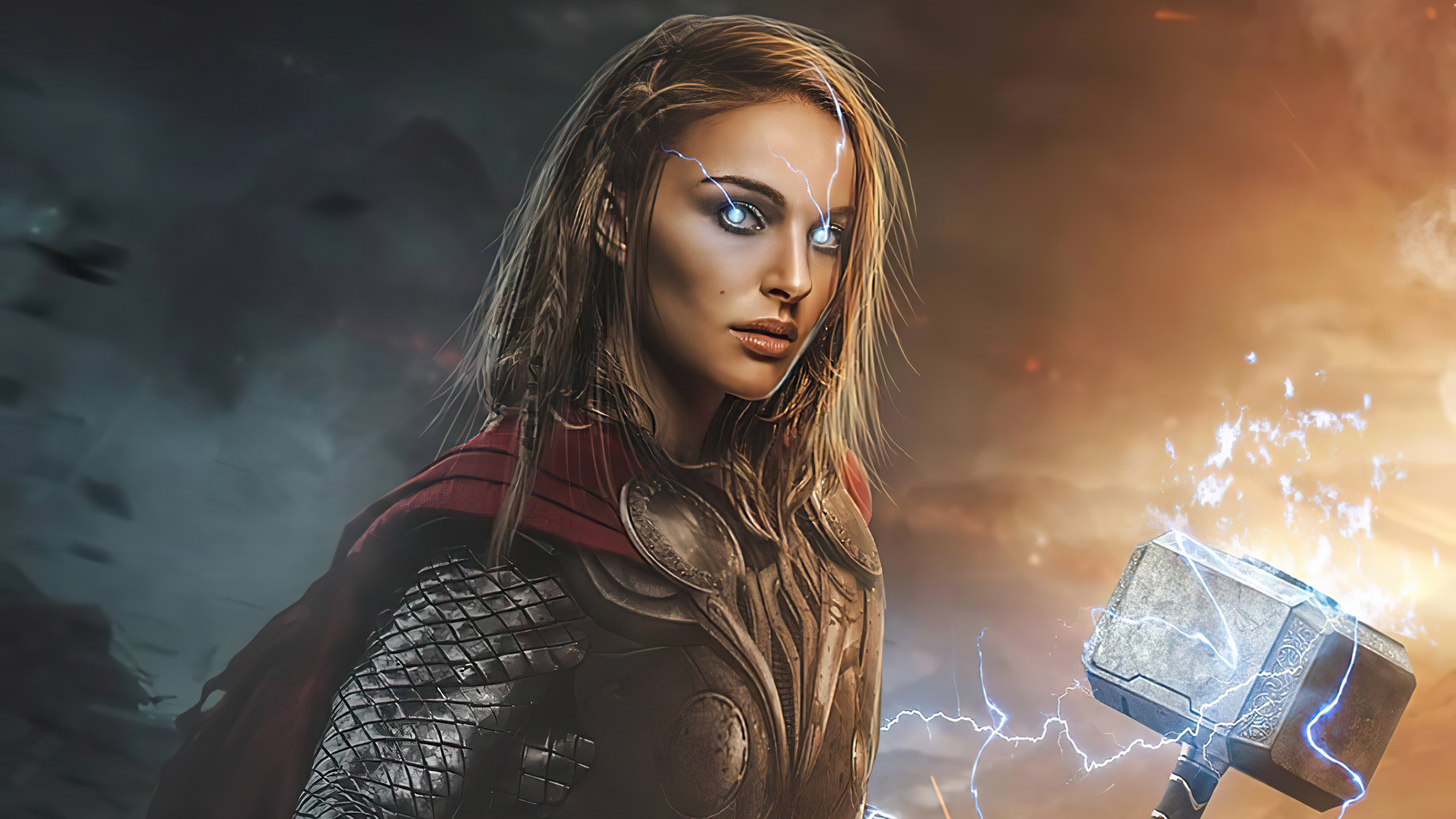 Lady Thor Love And Thunder 4K HD