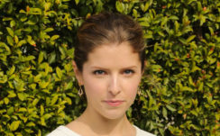 White Dress Anna Kendrick Is Lying On White Bed HD Anna Kendrick