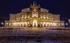 Germany Dresden Opera House Saxony 4K HD Travel