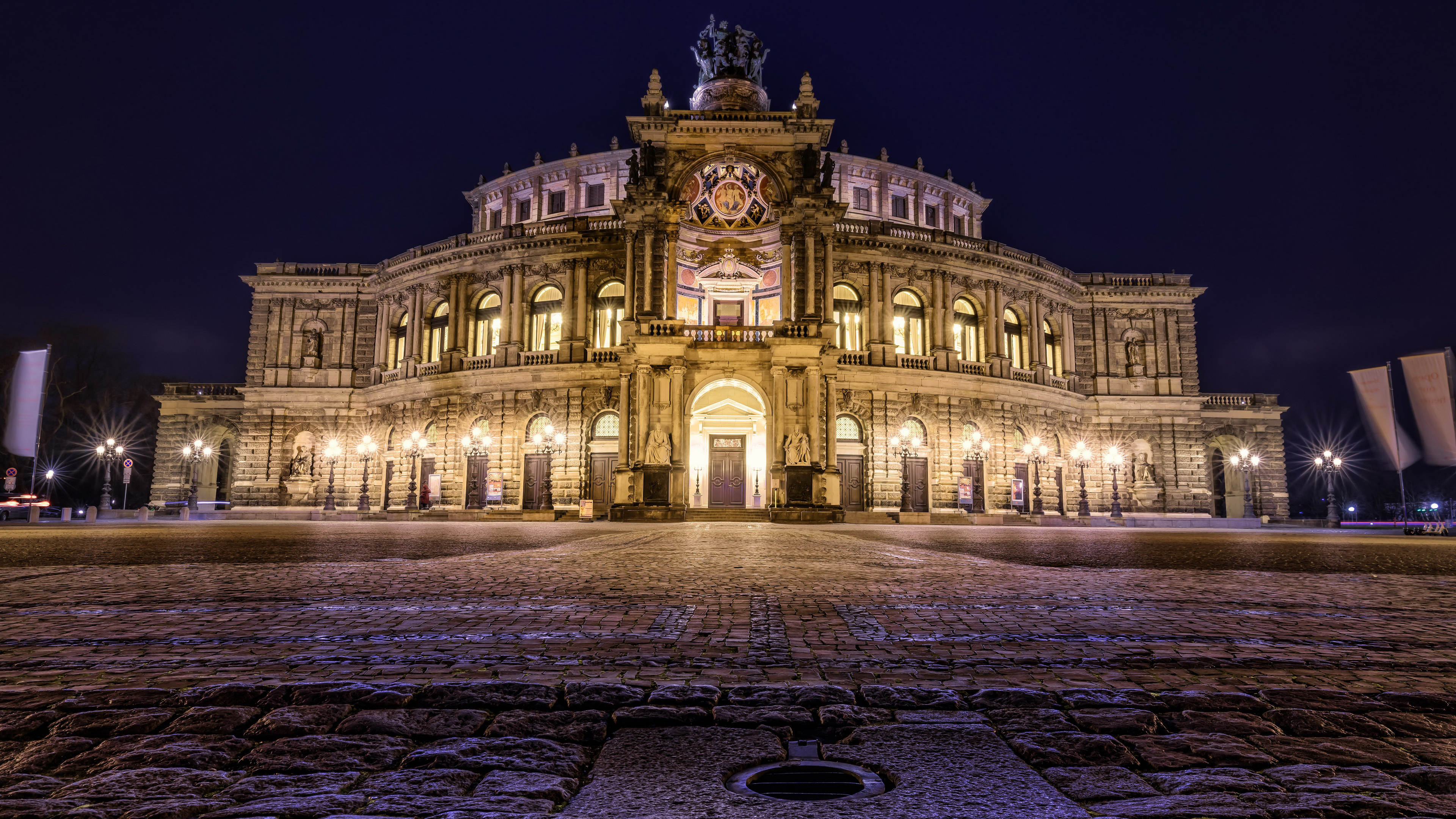 Germany Dresden Opera House Saxony 4K HD Travel