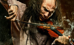 Man With Violin HD Trippy