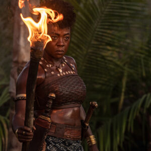 Viola Davis as Nanisca Thuso Mbedu as Nawi Lashana Lynch Sheila Atim as Amenza Hero Fiennes Tiffin as Santo Ferreira HD The Woman King Wallpapers