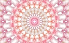 Fractal Light Pink Kaleidoscope Background Mandala Background Abstraction HD Abstract Wallpapers