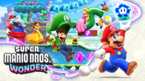 Mario, Luigi, Princess Peach, Princess Daisy, Toad, and Yoshi HD Super Mario Bros Wonder Wallpapers