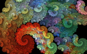 Colorful Spiral Abstraction Wallpapers