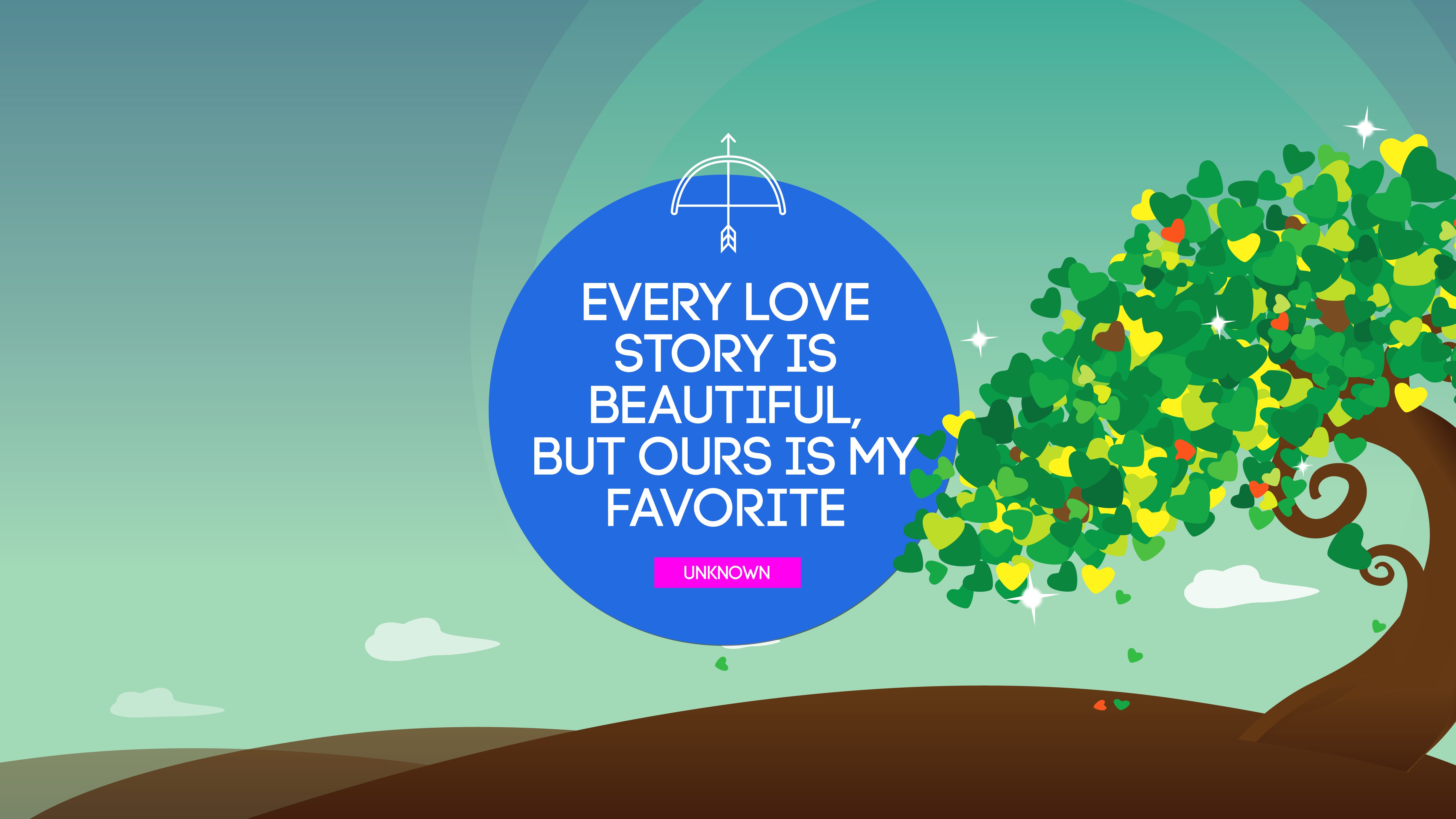 Beautiful Favorite Love Story Quote Wallpapers