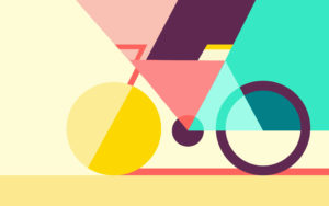 Geometric Abstract Bicycle