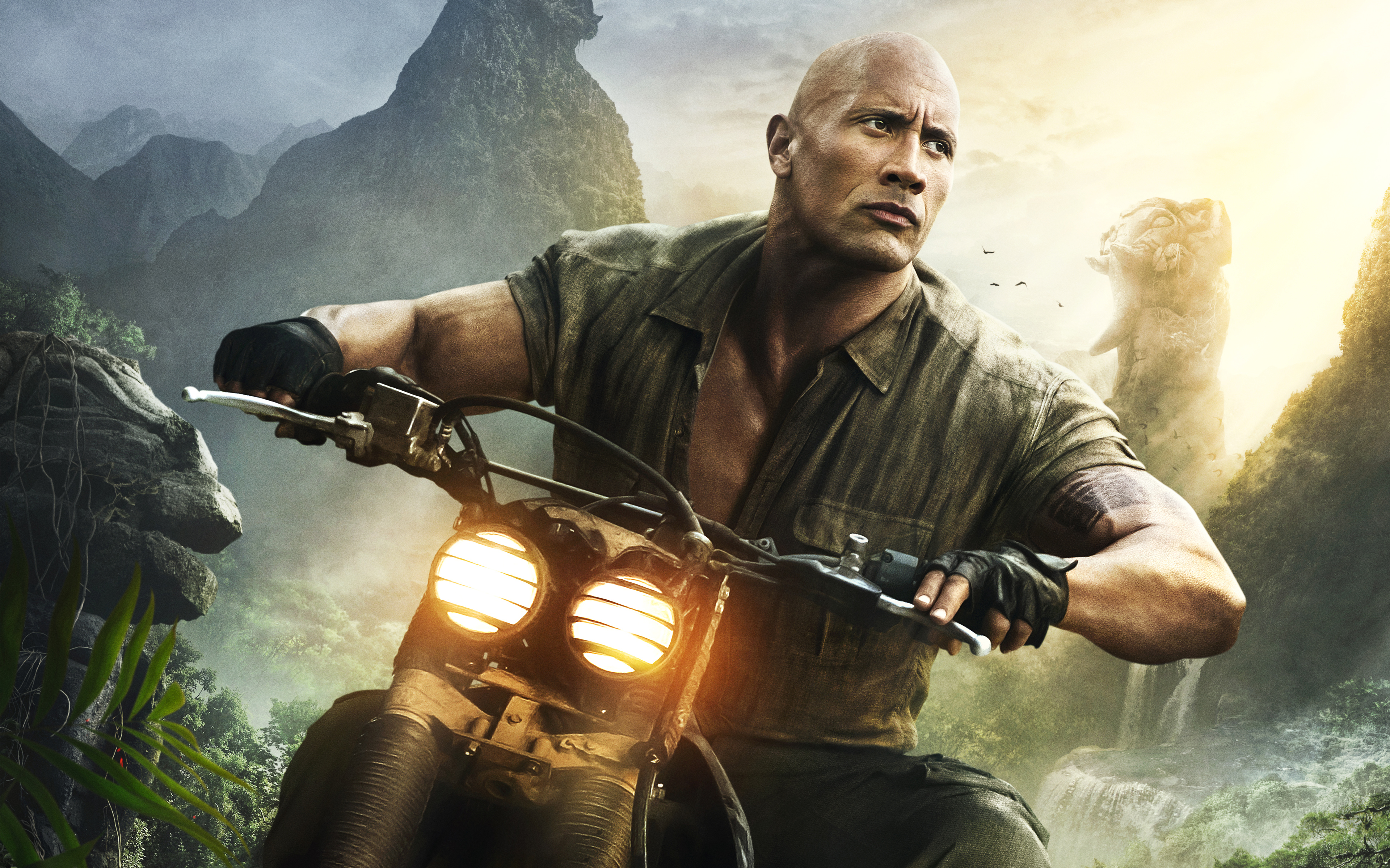 Dwayne Johnson in Jumanji Welcome to the Jungle 5K Wallpapers