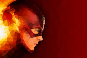 The Flash Low poly Artwork Wallpapers