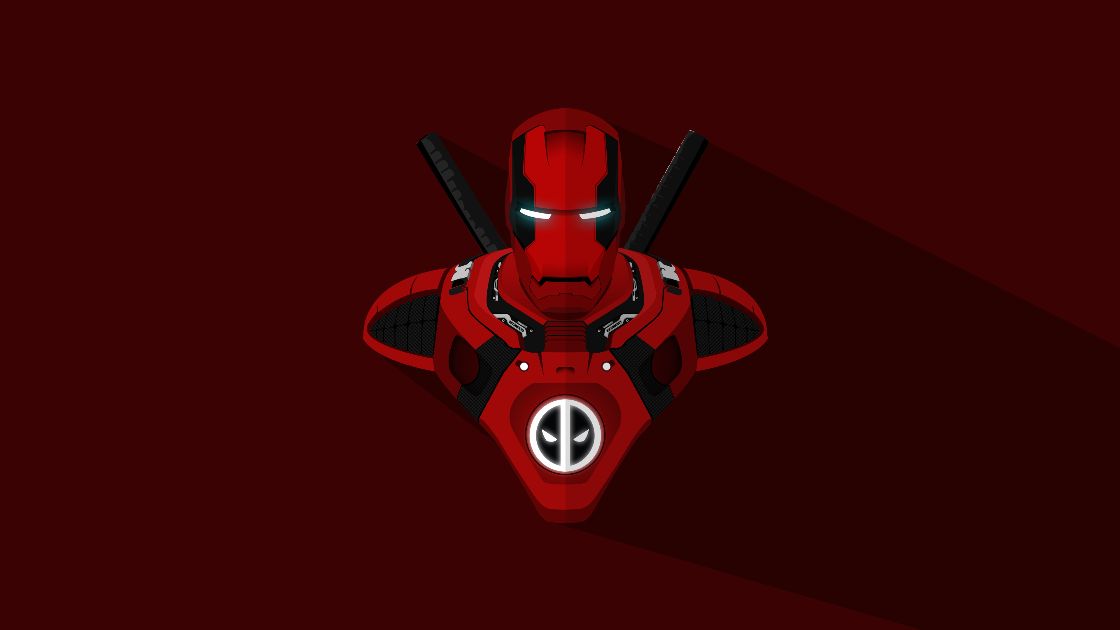 Iron Man Deadpool Crossover 4K Wallpapers