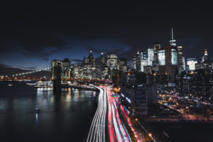 Manhattan New York City Night Cityscape 4K 8K