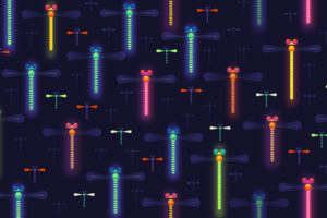 Neon Bugs 5K Wallpapers