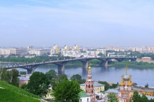 Russia, bridges, sky, nizhny novgorod