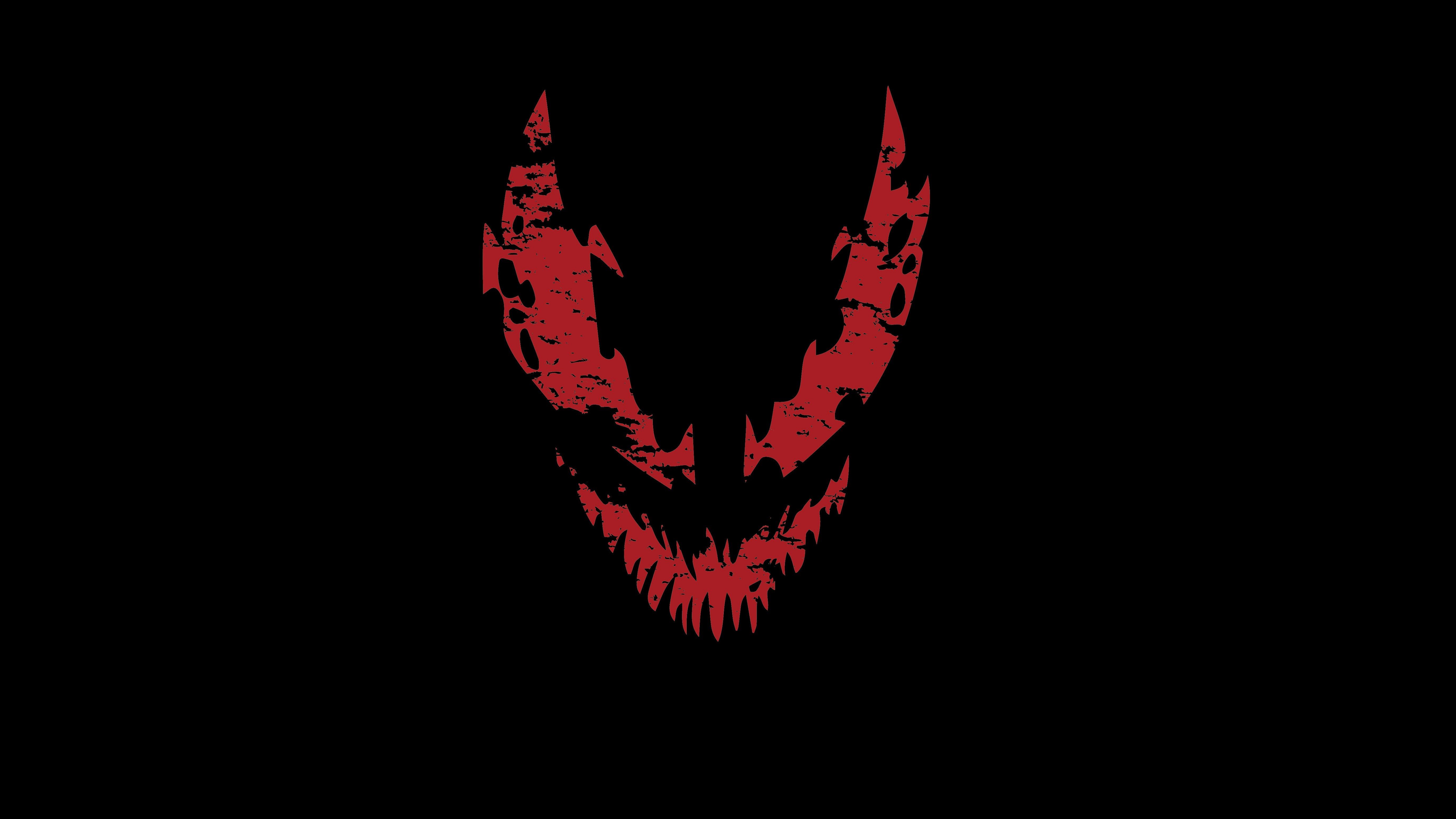 Carnage Minimal Artwork 5K Wallpapers