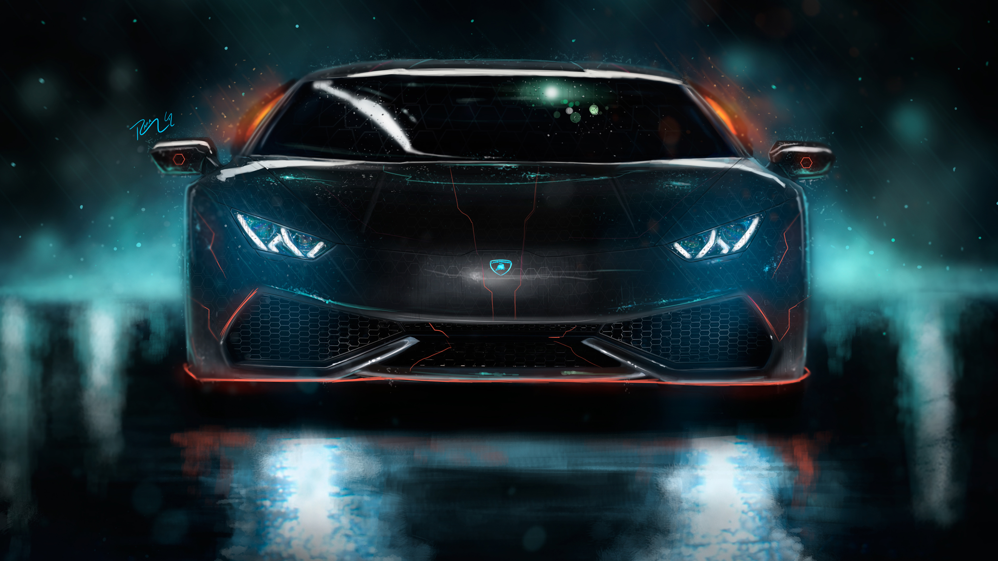 Lamborghini Huracan CGI 4K