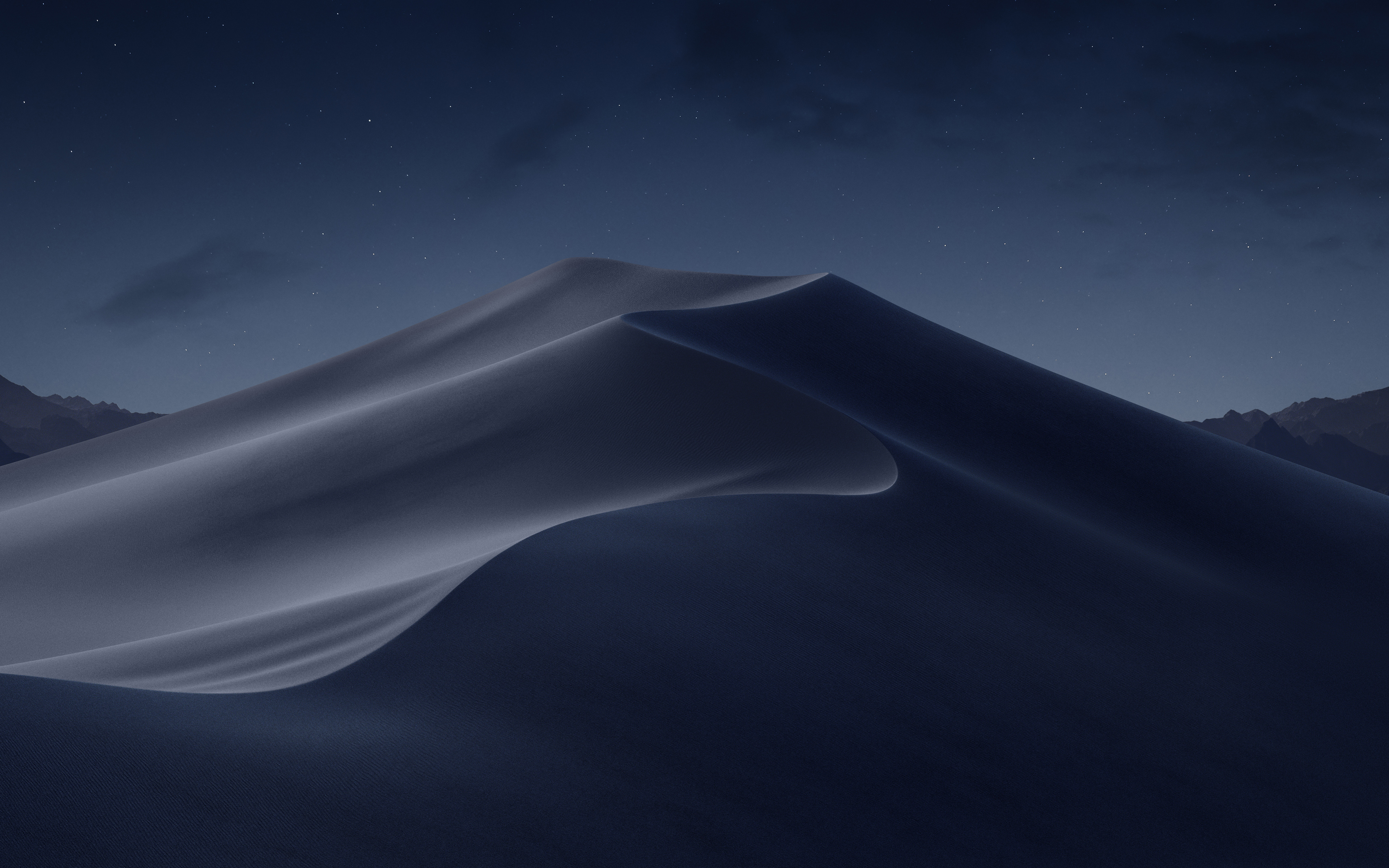 macOS Mojave Night Desert 5K Wallpapers