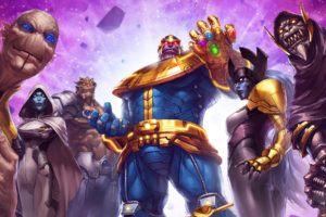 Thanos and the Black Order Wallpapers
