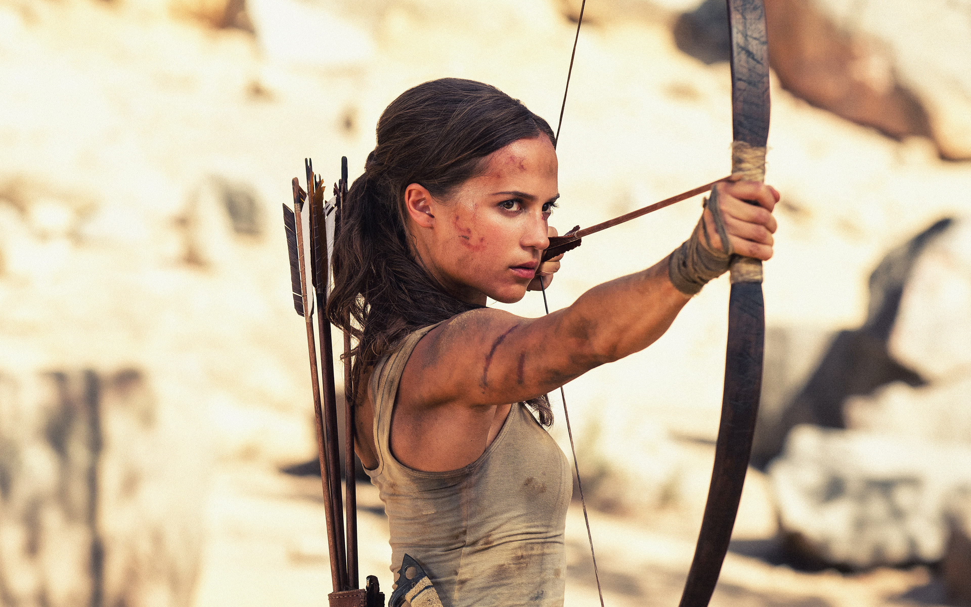 Tomb Raider Alicia Vikander 2018 4K 8K