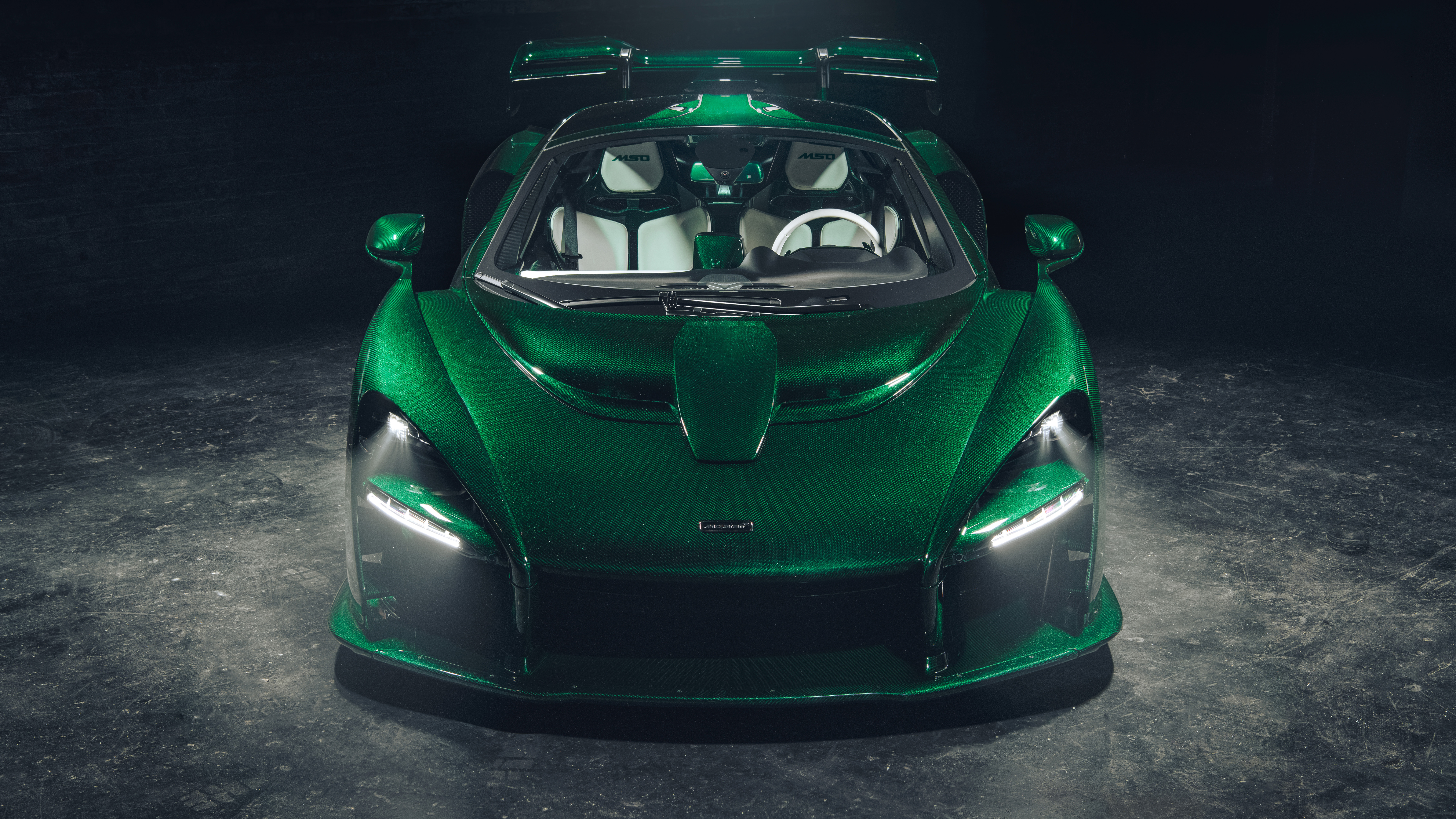McLaren Senna Emerald Green 2018 4K 8K