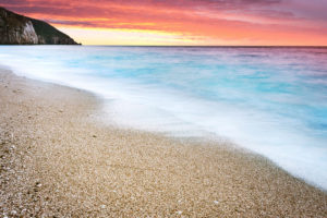 Milos Beach Sunset