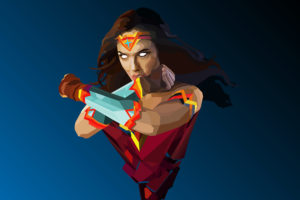 Wonder Woman Artwork 4K