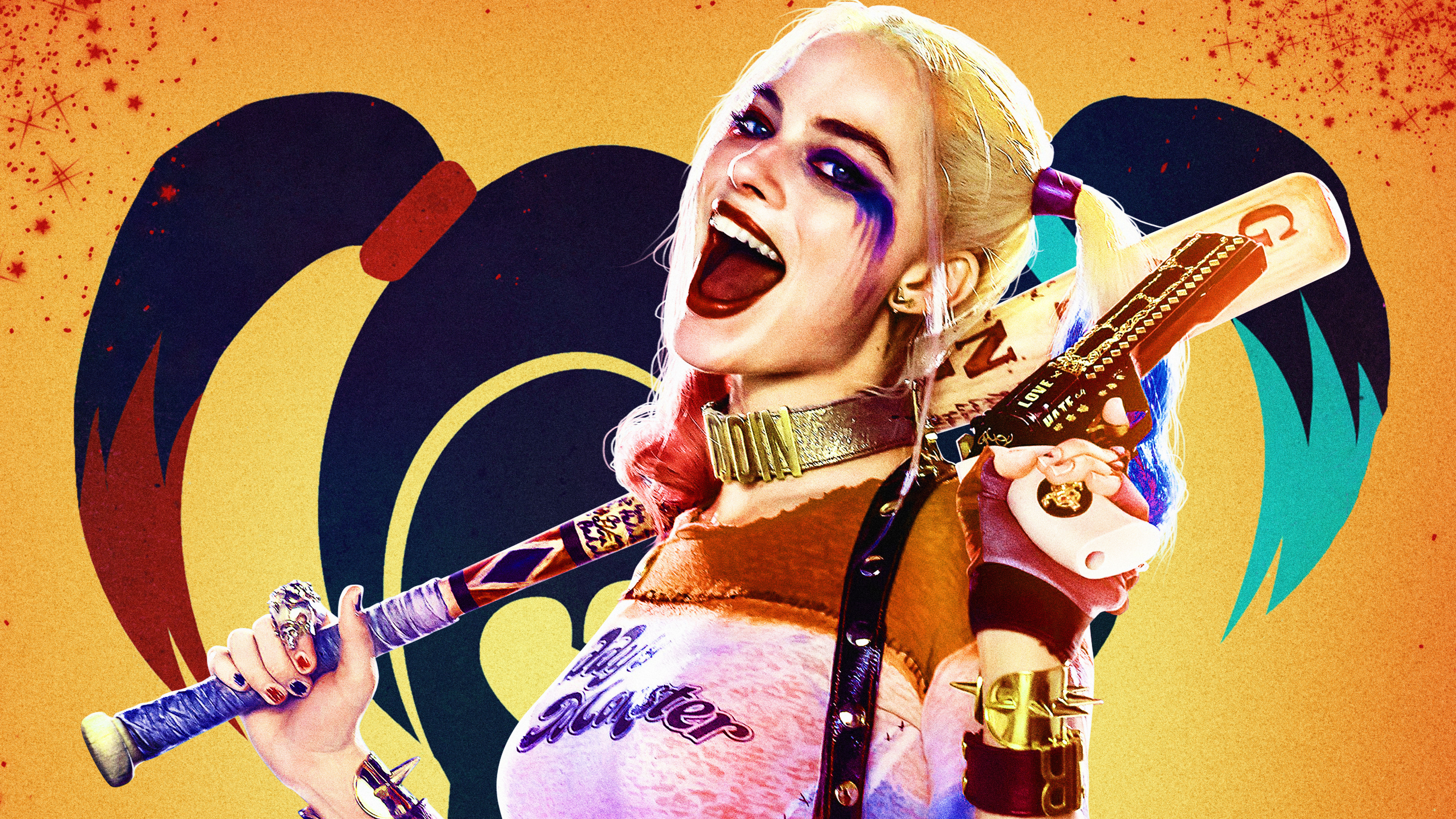 Harley Quinn in Suicide Squad 4K 8K Wallpapers