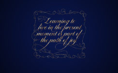 Learning to Live Beautiful Quote Wallpapers