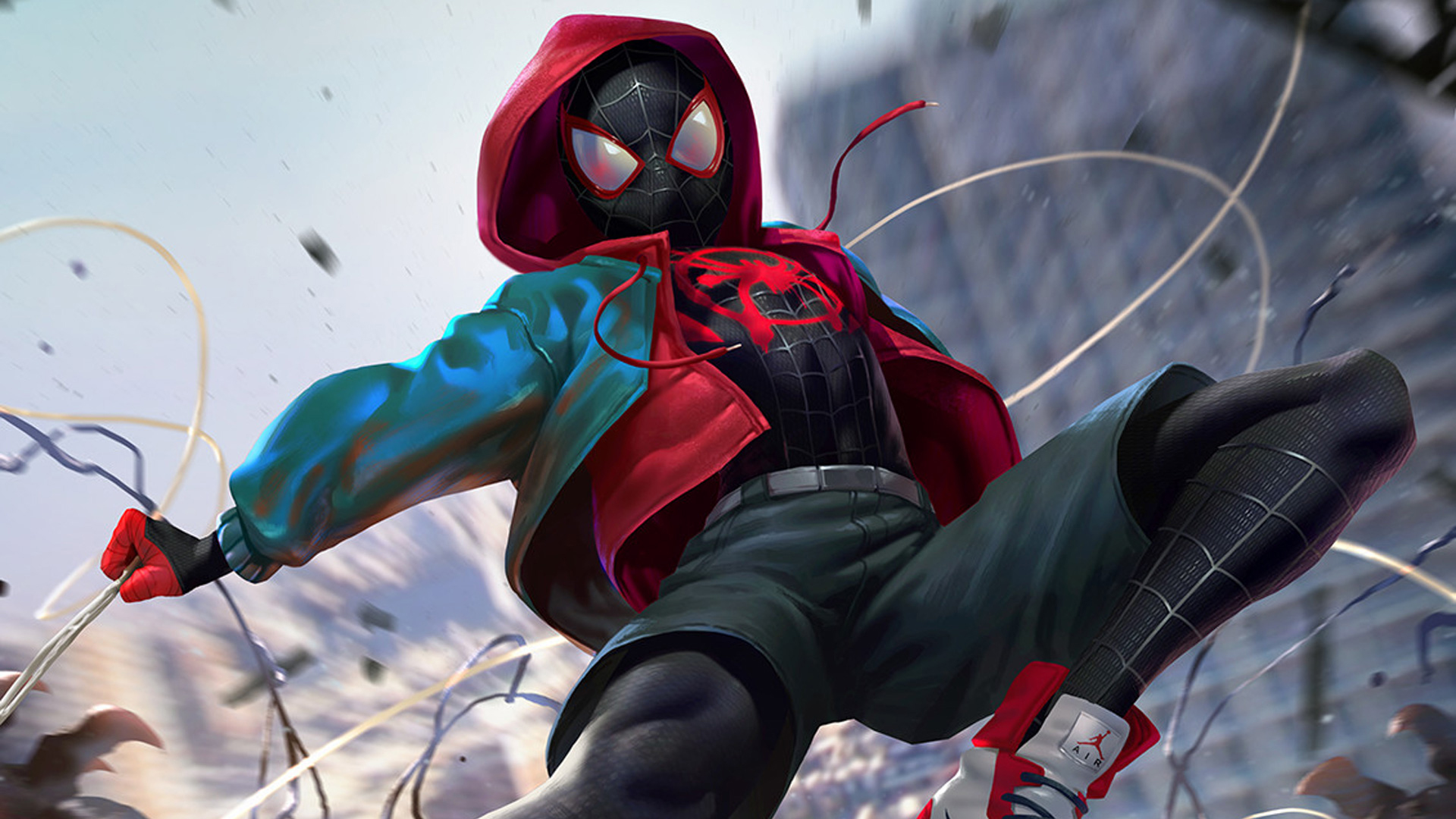 Spider-Man Into the Spider-Verse Miles Morales Wallpapers