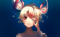 Underwater Anime Artwork