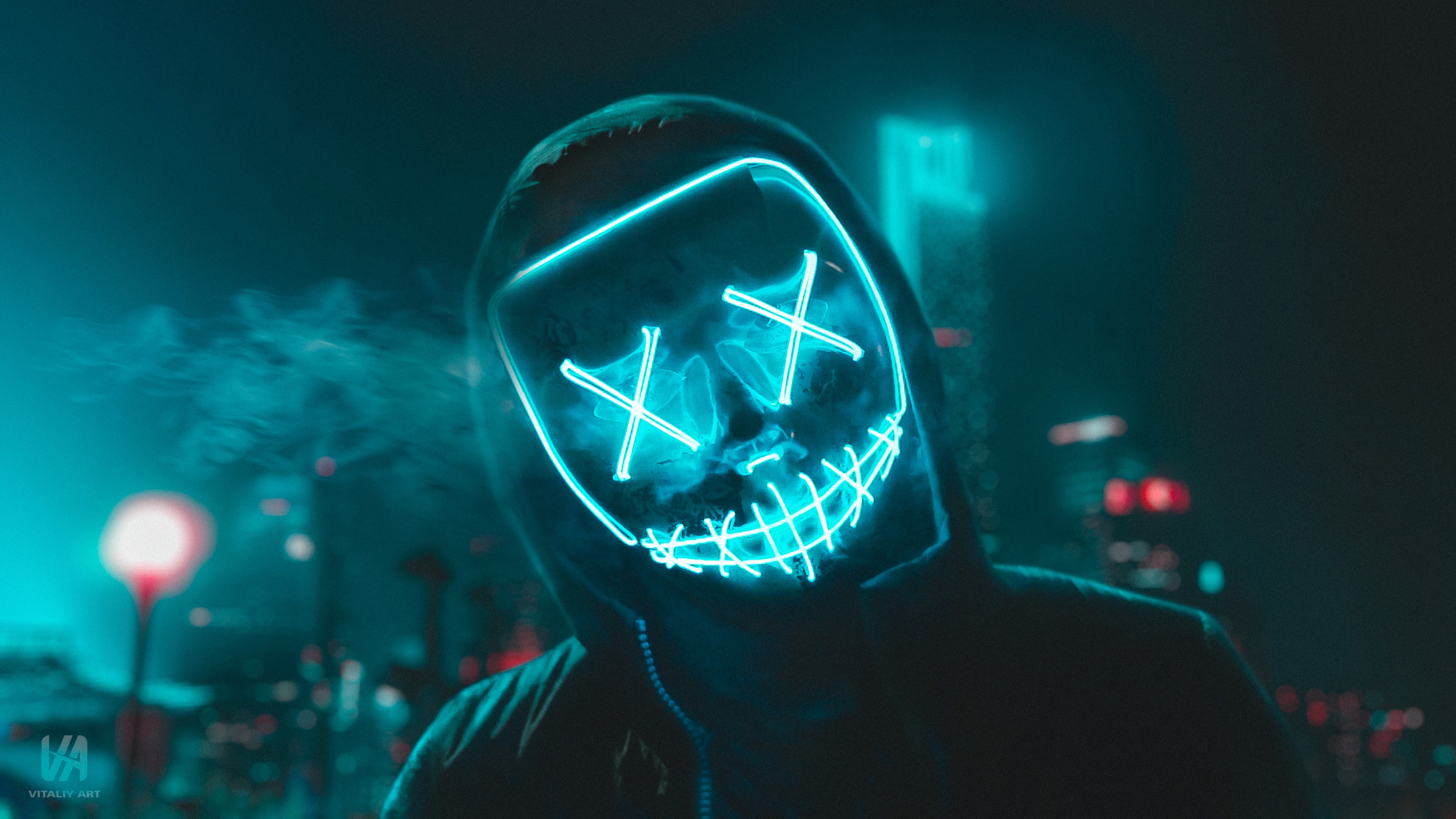 LED Mask 4K Wallpapers | HD Wallpapers