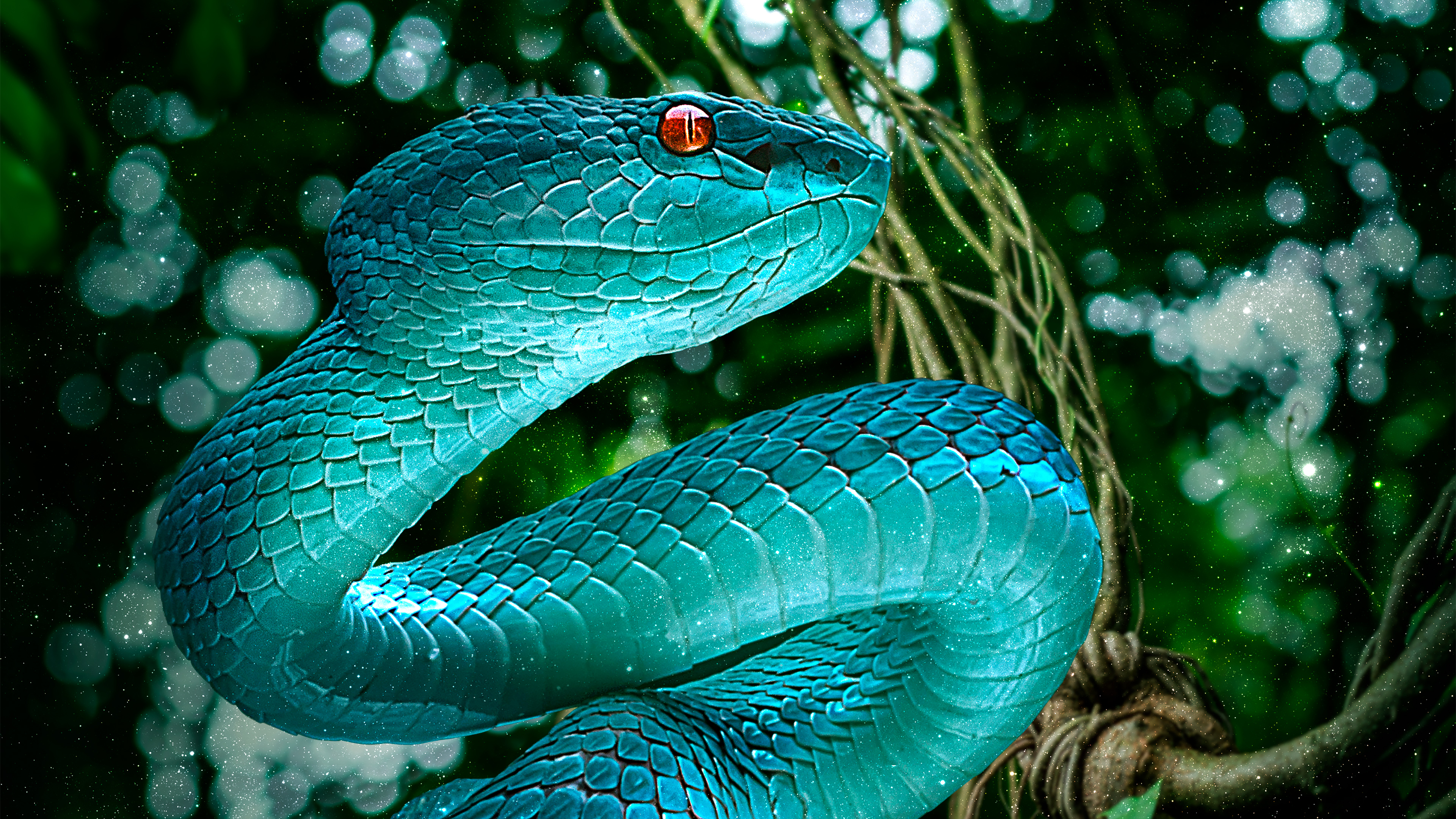Blue Snake 4K