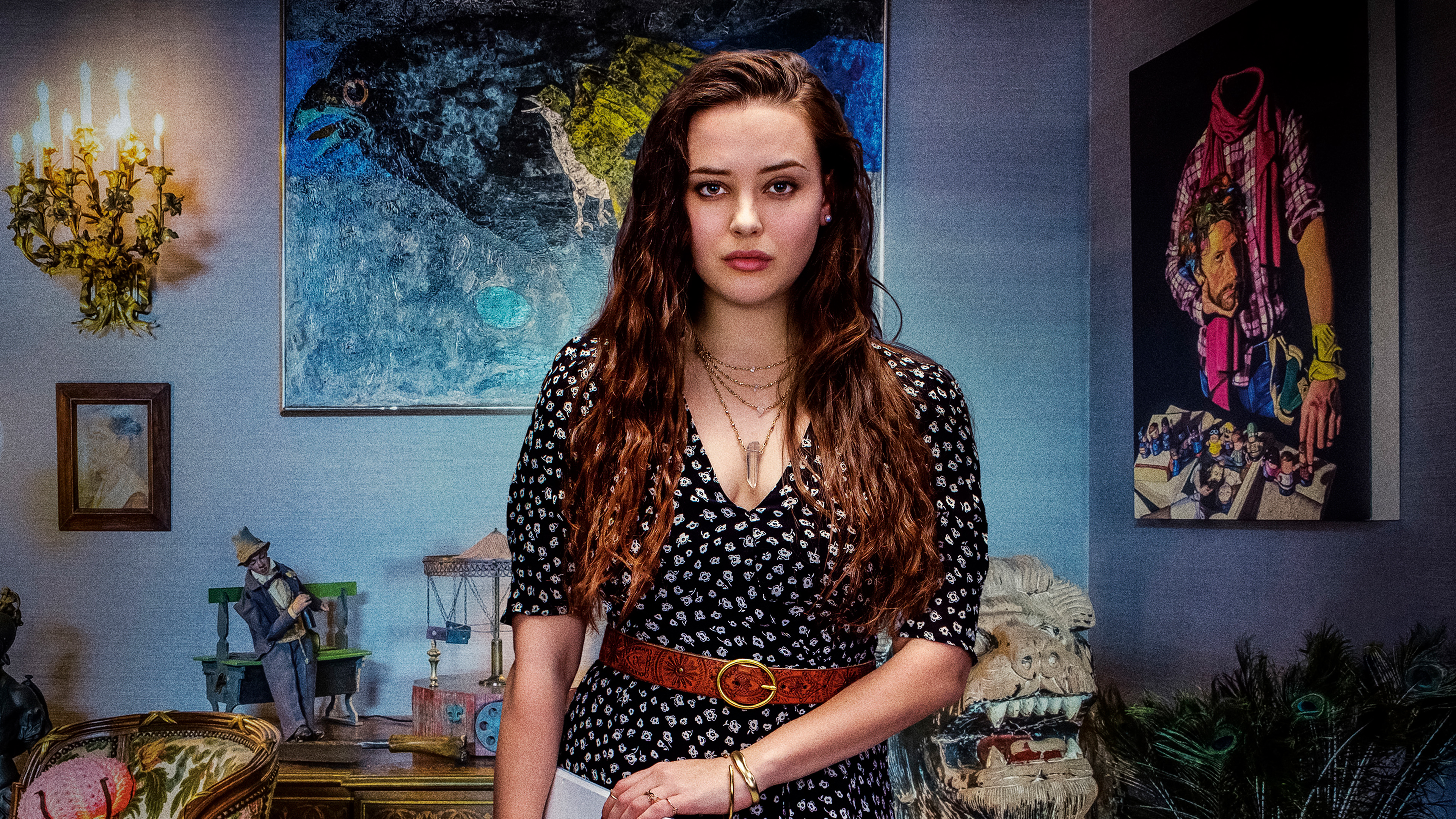 Katherine Langford in Knives Out 2019 4K Wallpaper.