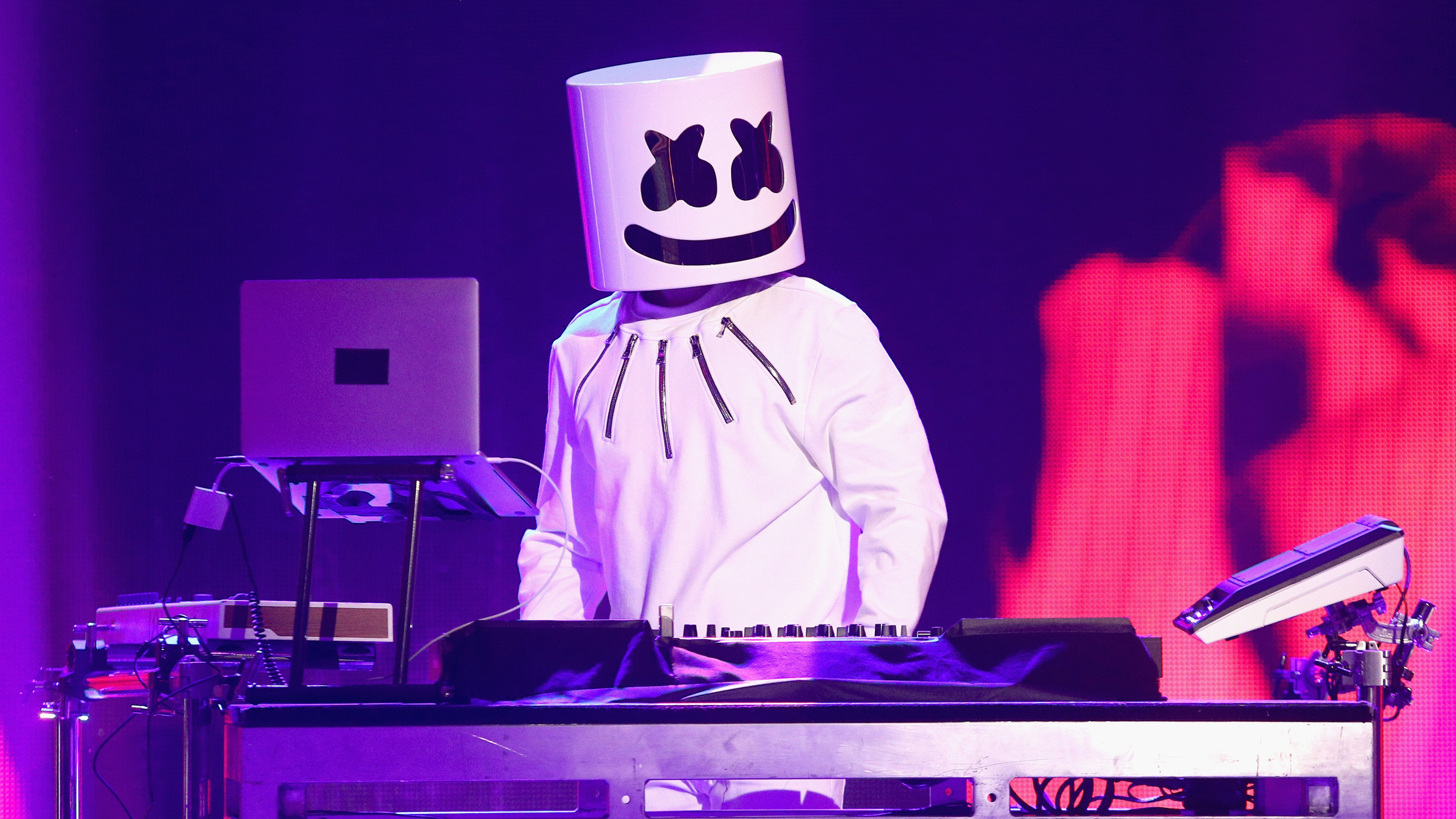 Marshmello American DJ Live Concert 4K