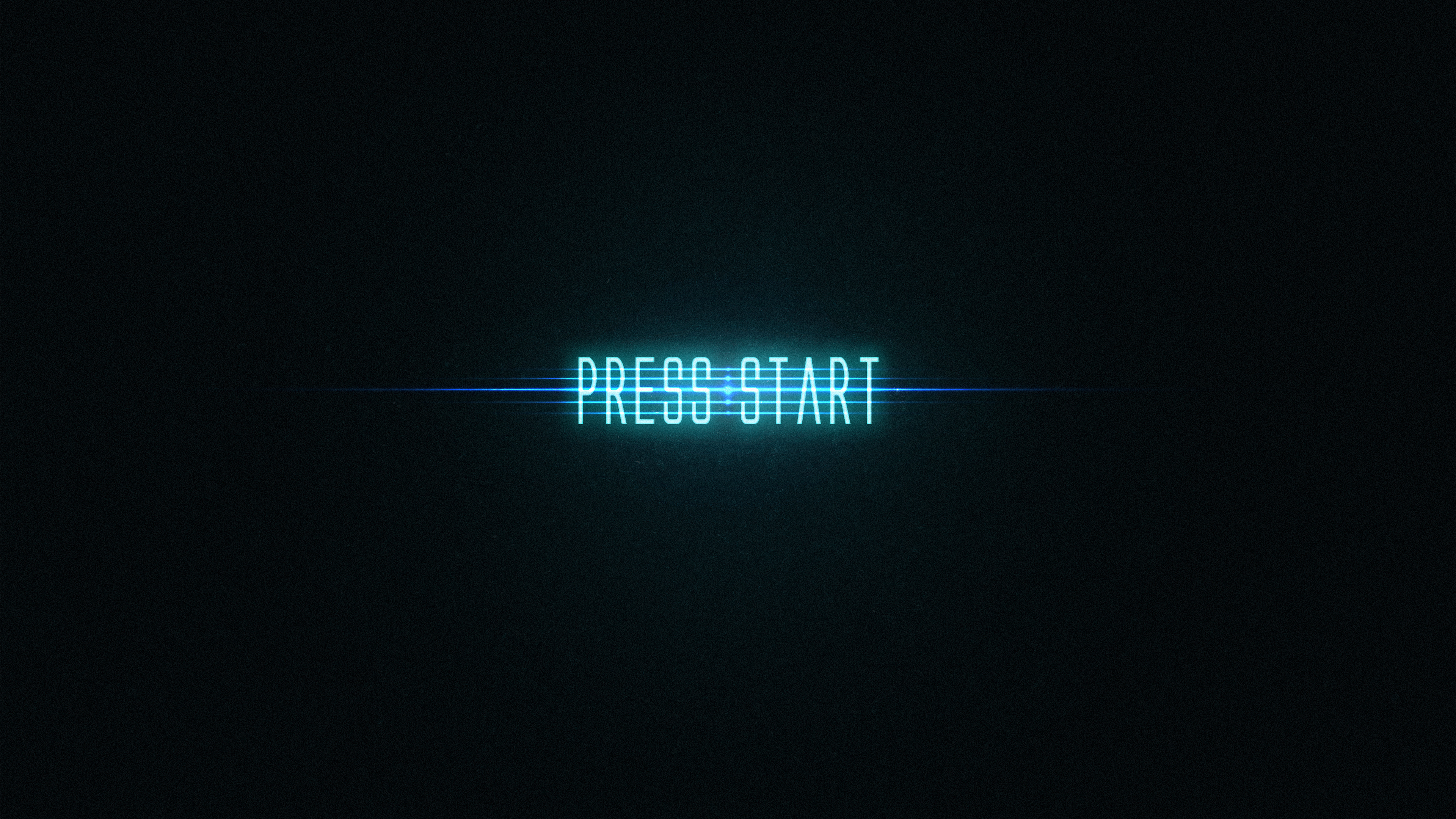 PRESS START Neon 4K